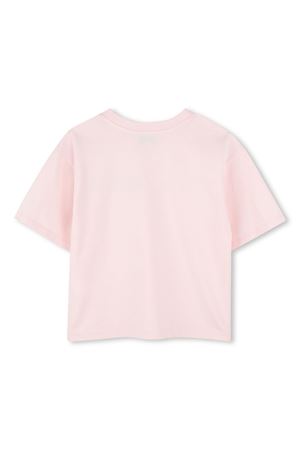 pink cotton tshirt MARC JACOBS KIDS | W60463475